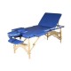 Camilla para masajes portatil color azul de lujo