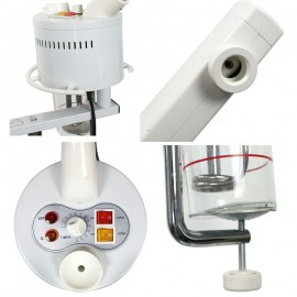 vapor facial con lupa y pedestal