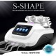 S-SHAPE (de lujo) Cavitación ultrasónica con RF + Vacumm con RF (corporal) + Vacumm con RF (facial) + EMS con Electroporacion