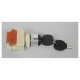 Interruptor de llave, Onpow, Y090-11Y / 21, Φ22mm
