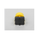 Botón de pieza de mano, amarillo