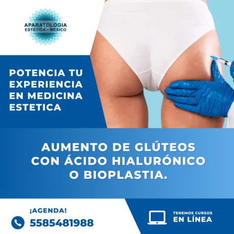 Aumento de Glúteos con Ácido Hialurónico o Bioplastia.