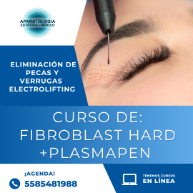 CURSO FIBROBLAST HARD + PLASMA PEN + ELECTROLIFTING + RETIRADO DE PECAS Y VERRUGA
