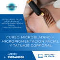CURSO MICROBLADING + MICROPIGMENTACION FACIAL Y TATUAJE CORPORAL