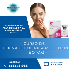 CURSO DE TOXINA BOTULÍNICA MEDITOXIN (botox)