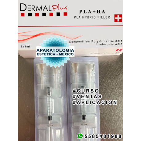 DERMAL PLUS PLA+HIALURONIC ACID (PLA HYBRID FILLER) 2 jeringuillas de 1ml