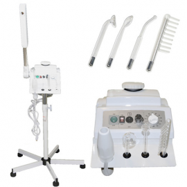 PRO-FS8820 Vaporizador facial 3 en 1, lámpara de aumento y máquina facial de alta frecuencia